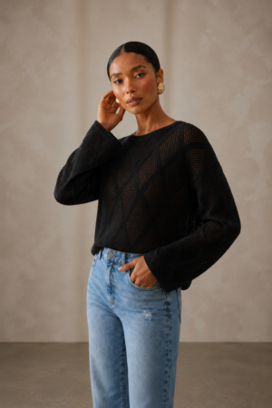 BLACK Mesh Top One Size (50-85kgs)